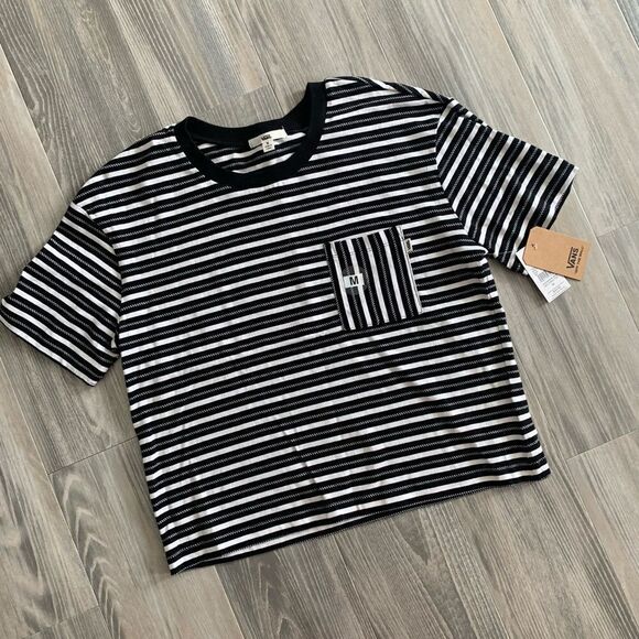 NWT Vans striped t size M - Picture 5 of 8